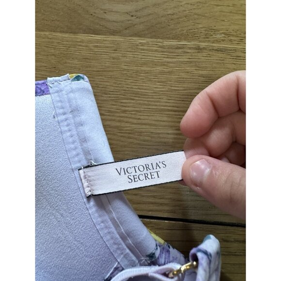 Victoria Secret Sports Bralette Bra Floral Colorful Size Measured Spring Summer - Picture 6 of 8